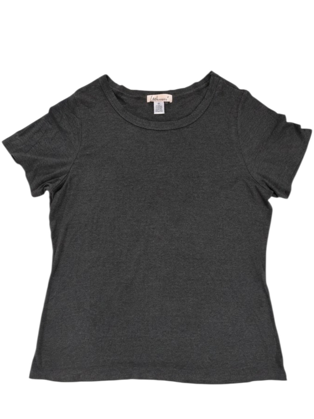 Lark + Grey Charcoal Gray Heather Crew Neck Tee – Size 1X/L